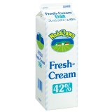 中沢　フレッシュクリーム４２％　1000ml