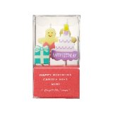 ハッピーバースデーキャンドルギフトミニ ピンク