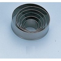 18-0クッキーカッター25mm6ヶ入（缶入） 丸