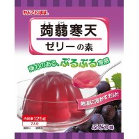 伊那食品工業　かんてんぱぱ　蒟蒻寒天ゼリーの素　ぶどう味　125ｇ