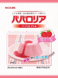 伊那食品工業　かんてんぱぱ　ババロリア　ストロベリー　ストロベリーソース付き　500ｇ