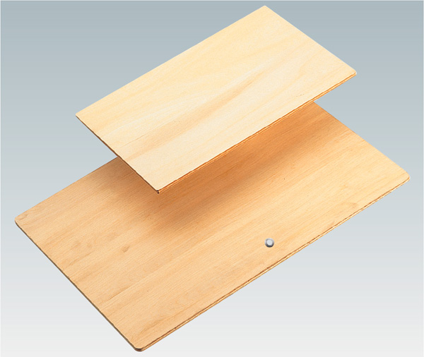 画像1: 木製ストレッチスタンド 小 (1)